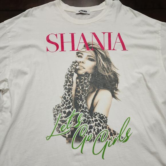 Daydreamer Shania Twain Let's Go Girls Tee Shirt One Size - Picture 3 of 6
